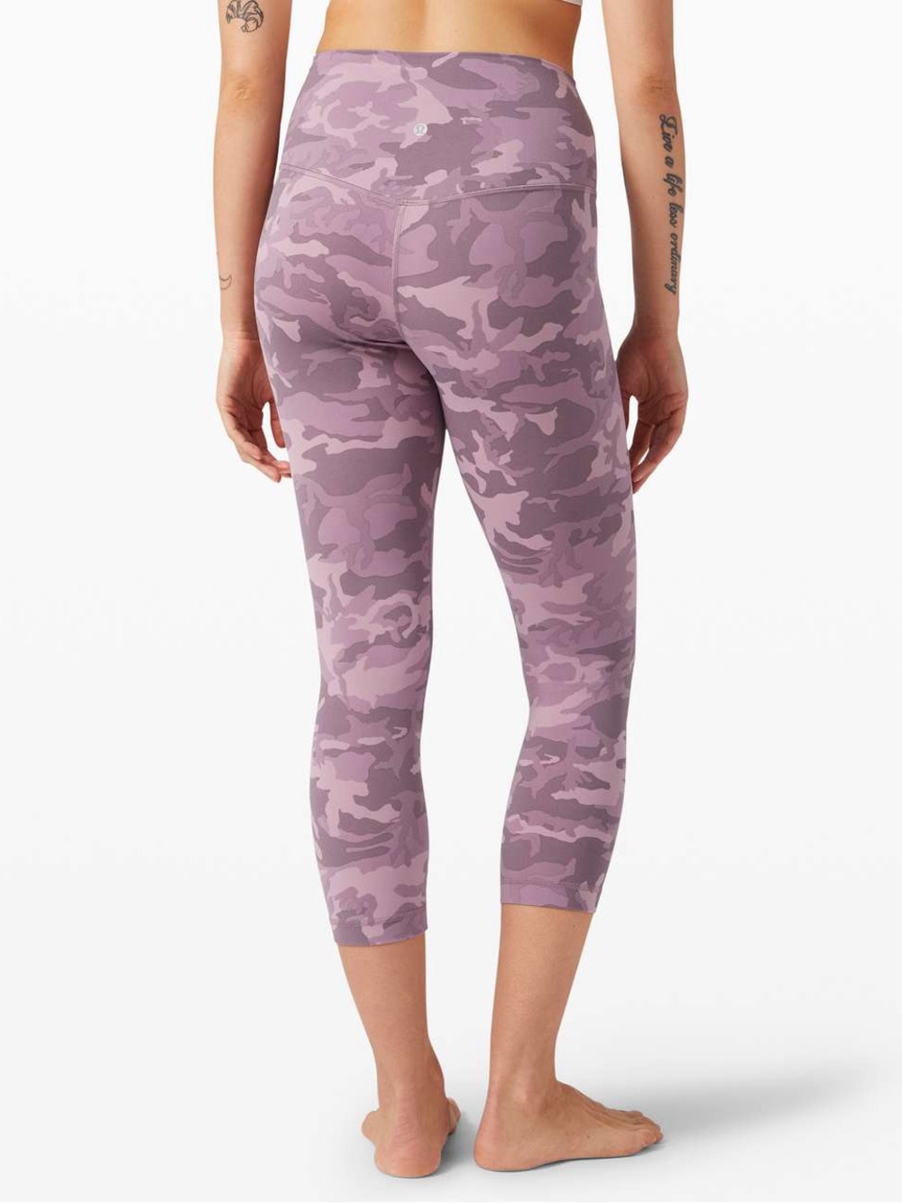 Lululemon Purple Camo Align Cropped Leggings: Size 4